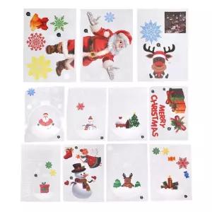 크리스마스스티커패키지 117개입 파티 장식루돌프 연말 세트 산타 장식품