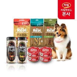 [하림펫푸드]더리얼 4개묶음 댕냥이 간식 모음