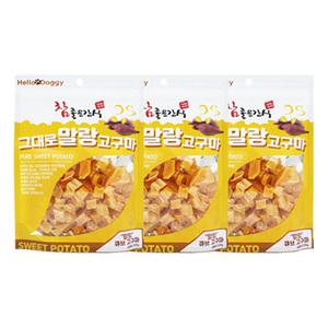 그대로 말랑고구마 큐브 250g x3개 반려견간식 애견