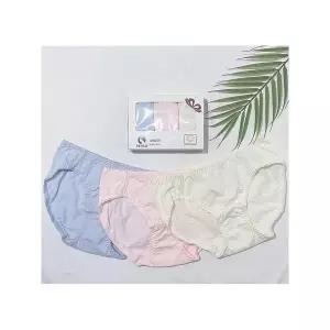 [하프클럽/솔브]주니어 초등 여아 어린이 학생 단색 솔리드 심플 면스판 3매입 세트팬티 SPTJ351_S