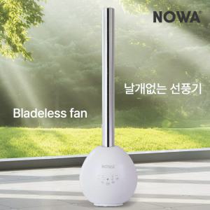 [노와]날개없는 심플한 디자인의 타워 선풍기 NWS-601/무드등/리모컨
