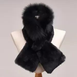 [라벨르]라벨르by신영모피 폭스렉스 스킨 콤비 머플러_블랙