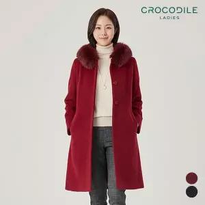 [크로커다일]폭스퍼후드알파카코트_CLAWCT110