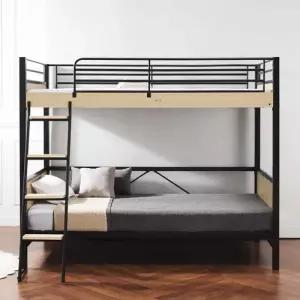 [에보니아] 제니퍼 철제이층침대 SS 기본형 독립매트포함