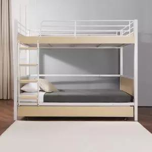 [에보니아] 제니퍼 철제이층침대 SS 하부침대형 독립매트포함