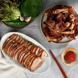 제주 전통 흑돼지 족발150g1개+아강발300gx1개 총 450g이상