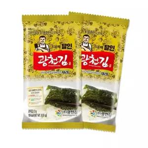 광천김 달인 미니 도시락김 240봉 /조미김/도시락김