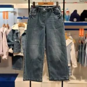 [에스핏] HC08 블루 와이드데님PT 에스핏주니어 여아/봄가을 데님팬츠 SJZ101 FJPT (S29752283)