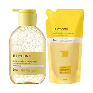 일리윤 프레쉬모이스춰 바디워시 500ml, 1개 + 바디워시 리필 500ml, 1개