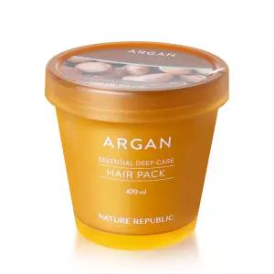 네이처리퍼블릭 아르간 에센셜 딥 케어 헤어팩 (대용량) 470ml (손상모케어)