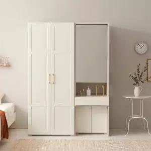 메이 1400 키큰 수납 화장대 모듈 옷장 세트 JNF045C (착불)