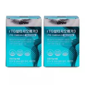 GNM자연의품격 rTG 알티지 오메가3 837mg x 60캡슐 X 2박스 I