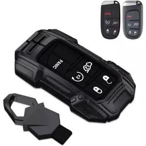 아연 합금 스마트 원격 차량 키 케이스 커버 보호쉘 지프 그랜드 체로키 닷지 챌린저 차저 다트 델타지 쥬