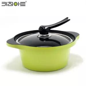 키친아트 통주물냄비 양수냄비 찌개 세라믹 칼라 24cm
