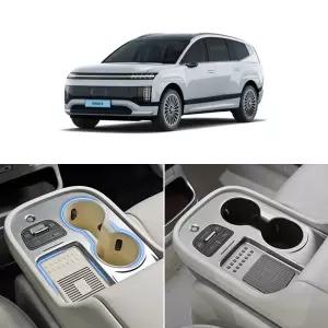 아이오닉9 튜닝 실리콘 무선 충전패드 컵홀더