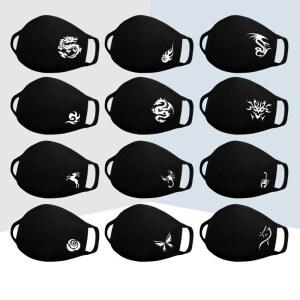 러닝웨어 스포츠 마스크 페이스 블랙 커버