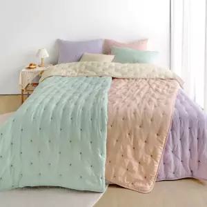 쁘리엘르 플로리 자수 워싱 간절기 이불Q