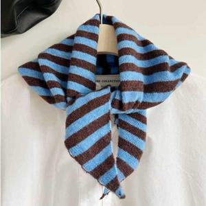 스트라이프 삼각 니트 머플러 스카프 틈만나면 18회 한지민 스타일