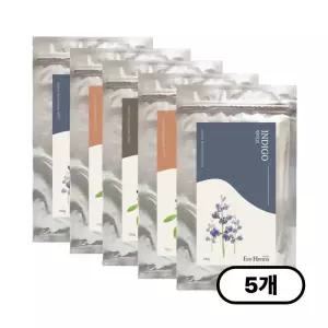 에코헤나 천연 헤나 염색 가루 5개세트