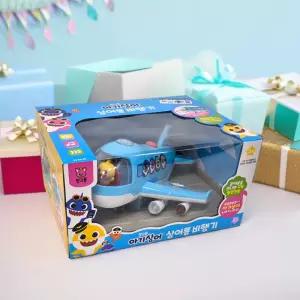 핑크퐁 아기상어 싱어롱 비행기 멜로디 LED 항공기 자동차 모형 장난감 역할놀이 유아