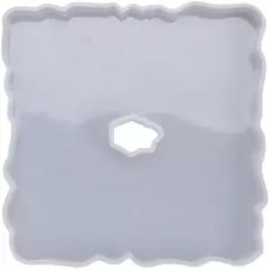 실리콘 주얼리 제작 에폭시 장식 예술 공예 컵 매트 몰드 불규칙 레진 캐스팅