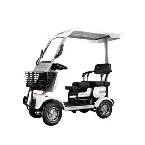 사륜전동카트 어르신스쿠터 캐노피지붕 방폭타이어 다변형시트 도난방지