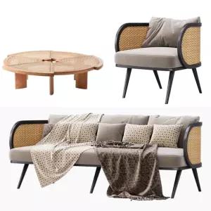 응접실 소파 2인용 부동산 비즈니스 대기실 심플 로비