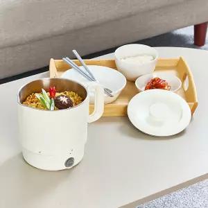 BL컴퍼니 휴대용 접이식 스텐전기포트 1L 듀얼전압 220v/100v 가정용 자취 햇반 캠핑