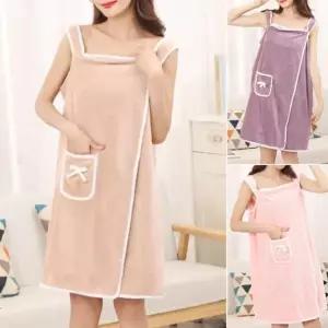 [하프클럽/셀러허브_여성트랜드패션]샤워가운 홈웨어 목욕가운 타월 이지