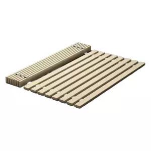 롤 침대 원목 프레임 틈새 저상형 베드 침대깔판