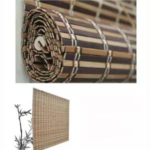 베란다 창문 햇빛차단 대나무 가리개(중) 출입문발 문에다는발 가게 업소용