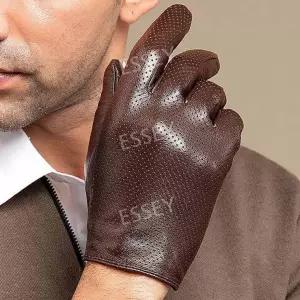 양가죽 자동차 가죽 장갑 남성용 벙어리 럭셔리 오토바이 얇은가죽장갑 운전 라이딩용