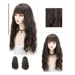 [하프클럽/]웨이브 여자 데일리 긴머리 통가발 클래식 자연 스러