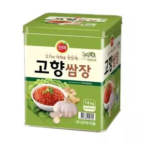 진미 고향쌈장 14kg / 대용량 업소용