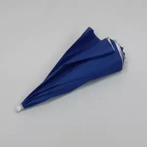 [하프클럽/]머리에 쓰는 우산모자 소형 블루 우산모자 모자우산