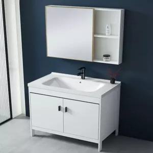 세면대 하부장사각 간이 세면기 개수대 반다리 수도꼭지 수납 선반장