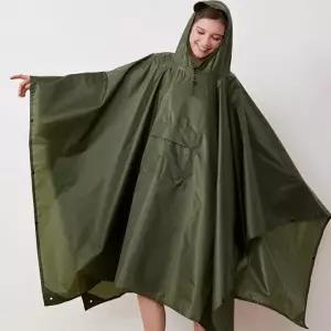 고품질 경량 아웃도어 우비 판초우의 레인코트 비옷 캠핑우의 (WFKDFWX)