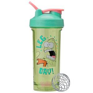 [미국배송] 블렌더보틀 스폰지밥 셰이커 보틀 프로 시리즈 단백질 쉐이크와 운동 전에 완벽한 28온스 블루/그린 레그 데이!