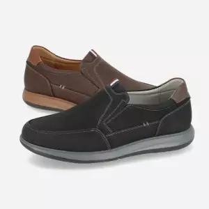 엘칸토 HC09 남성 경량 쿠션 로퍼 슬립온 (블랙/브라운) LCMC61U613-1