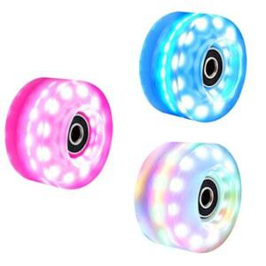 바퀴 선물 운동화 스포츠 어웨이 그린 스케이트 9908 8PCS 빛나는 롤러 225