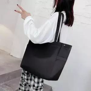 사이드 오픈포켓 빅사이즈 쇼퍼백 디자인 여자 숄더백 WEC7685