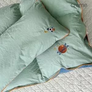 갤러리아 [리틀아카이브][크레므앙팡] 킨더 80수 고밀도면 워싱 베개커버 S(4