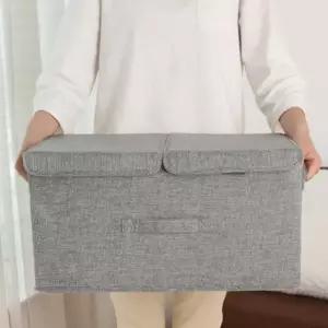 고품질 보관함 정리 박스 패브릭 옷 의류 수납 트윈커버 대 (WFKG7QU)