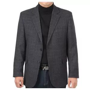 [리빌모아]남자 겨울 베이직 체크 울론 정장 콤비자켓 AR-COW-JPM-100