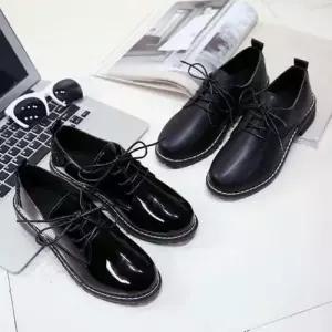 여성용 캐주얼구두마틴화 유광 머스트해브 무광 옥스퍼드화 데일리 WFJU8DM