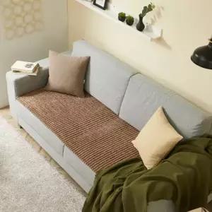 라인포인트 샤기 극세사 쇼파패드 사계절 소파커버 쇼파매트 깔개 사계절 쇼파방석 2인용 3인용 4인용