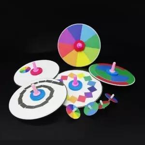 빛의 합성 실험 CD팽이 만들기 5세트 실험기구세트