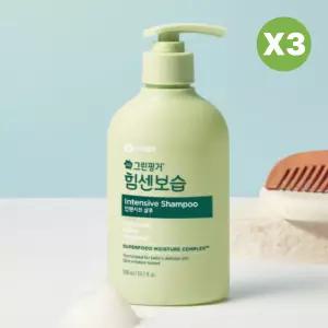그린핑거 신생아 유아 바스 샴푸 고보습 300ml 3개 BNS