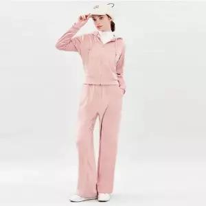 [하프클럽/체스]라오넨 여성골프 벨벳 기모 후드집업   벨벳 기모 와이드팬