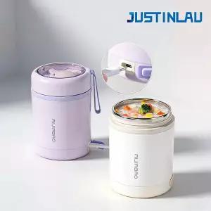 가열 USB 휴대용 보온 도시락 304 스테인리스 직장 캠핑용 온열 국그릇 점심 도시락통